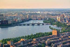 vista de la ciudad de boston foto