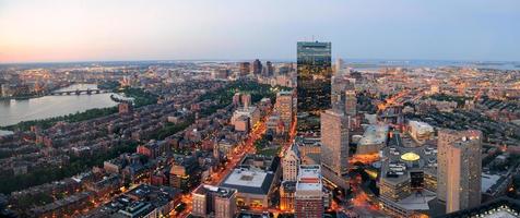 vista de la ciudad de boston foto