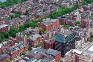vista de la arquitectura de boston foto