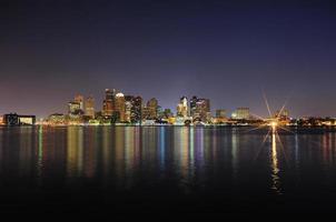 Boston night view photo