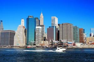 vista de la ciudad de manhattan foto