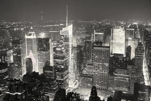 New York City Manhattan Times Square skyline aerial view panorama photo