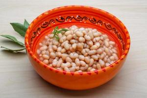 White canned beans photo