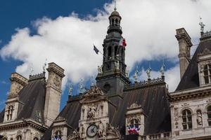 Historic building in Paris France photo