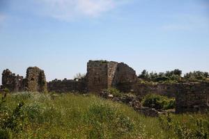 ruinas laterales en turquía foto