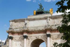 Historic building in Paris France photo