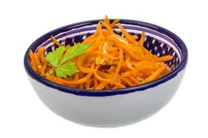 Korean carrot in dish photo