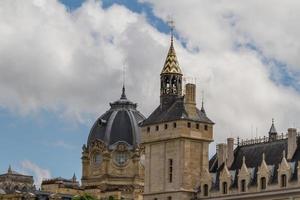 Historic building in Paris France photo