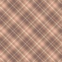 Tartan plaid pattern with texture and warm color. vector