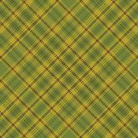 Tartan plaid pattern with texture and warm color. vector
