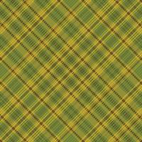 Tartan plaid pattern with texture and warm color. vector