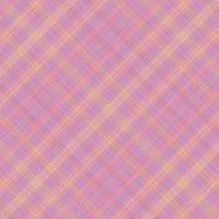 Tartan plaid pattern with texture and warm color. vector