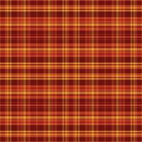 Tartan plaid pattern with texture and warm color. vector