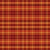 Tartan plaid pattern with texture and warm color. vector