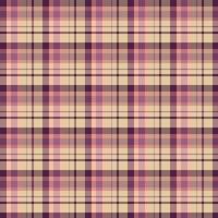 Tartan plaid pattern with texture and warm color. vector