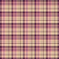 Tartan plaid pattern with texture and warm color. vector