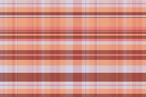 Tartan plaid pattern with texture and warm color. vector