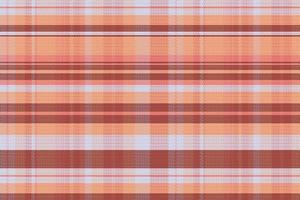 Tartan plaid pattern with texture and warm color. vector