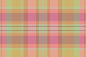 Tartan plaid pattern with texture and warm color. vector