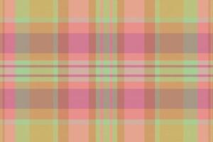 Tartan plaid pattern with texture and warm color. vector