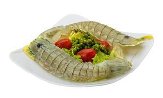 Raw Spiny lobster photo