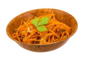 Korean carrot in dish photo