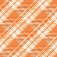 Tartan plaid pattern with texture and warm color. vector