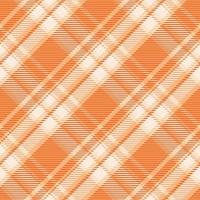 Tartan plaid pattern with texture and warm color. vector