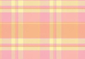 Tartan plaid pattern with texture and warm color. vector