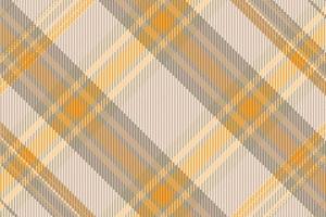 Tartan plaid pattern with texture and warm color. vector