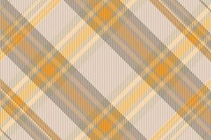 Tartan plaid pattern with texture and warm color. vector