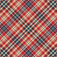 Tartan plaid pattern with texture. vector