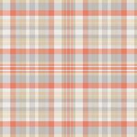Tartan plaid pattern with texture and warm color. vector