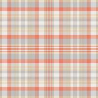 Tartan plaid pattern with texture and warm color. vector