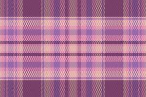 Tartan plaid pattern with texture and warm color. vector