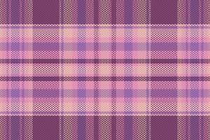 Tartan plaid pattern with texture and warm color. vector