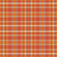 Tartan plaid pattern with texture and warm color. vector