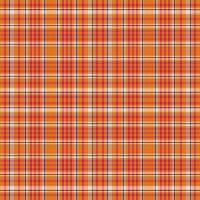 Tartan plaid pattern with texture and warm color. vector