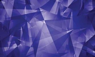 Abstract blue triangles gradient background. vector