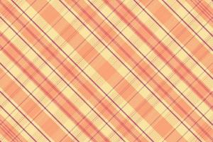 Tartan plaid pattern with texture and warm color. vector