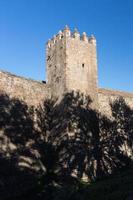 Old Wall and Tower of Barcelona City photo