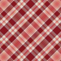 Tartan plaid pattern with texture and warm color. Vector illustration.