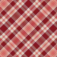 Tartan plaid pattern with texture and warm color. Vector illustration.