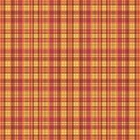 Tartan plaid pattern with texture and warm color. vector