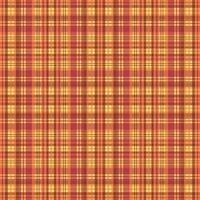 Tartan plaid pattern with texture and warm color. vector