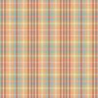 Tartan plaid pattern with texture and warm color. vector