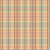 Tartan plaid pattern with texture and warm color. vector