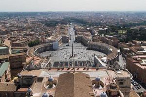 St. Peter's Square from Rome in Vatican State photo