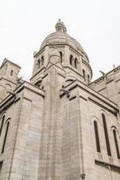 The external architecture of Sacre Coeur, Montmartre, Paris, France photo