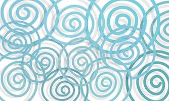 Abstract illustration with blue wry lines on white background. vector